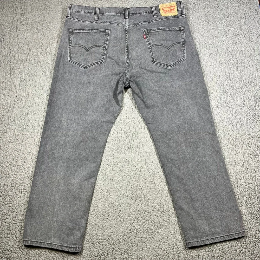 Levis 559 Relaxed Straight Gray Denim Jeans Mens 40x30 (40x27)